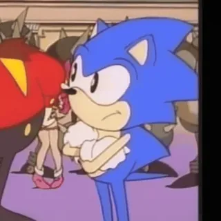 🙄 Sonic Мультфильм, Соник, Персонаж, Ёж telegram sticker