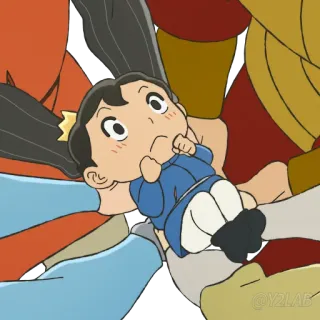 🥳 Ranking of Kings anime, Bojji, mignon, roi, personnage anime, dessin animé, animation telegram sticker