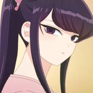🖤 Komi Shouko Komi Can't Communicate Anime, Manga, Chica, Linda, Komi telegram sticker