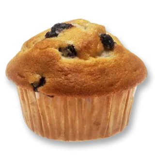 🧁 muffin, myrtille, pâtisserie, nourriture, dessert, cuit whatsapp sticker