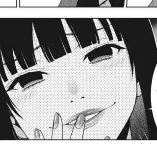 🃏 Yumeko Jabami Kakegurui anime, manga, kakegurui, yumeko jabami, gambling, school telegram sticker