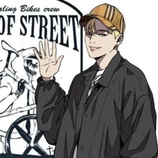 🇨🇰 Cycling Bikes crew 
OF STREET Anime, Ciclista, Personaje, Deporte, Bicicleta, Manga whatsapp sticker