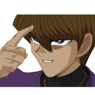 🙇‍♂️ Seto Kaiba Yu-Gi-Oh! anime, meme, thinking, character, seto kaiba, yugioh telegram sticker