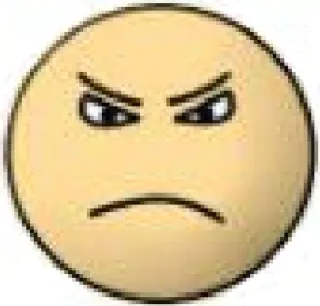😠 zangado, emoji, bravo, rosto, expressão telegram sticker
