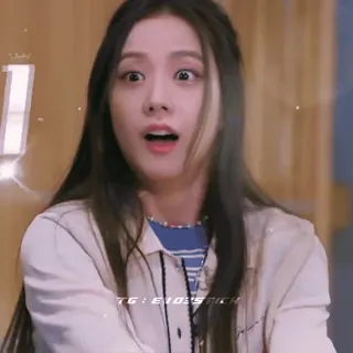 ๐ TG : EVOSTICK K-pop, Jisoo, Blackpink, Sorpresa, Reacciรณn whatsapp sticker