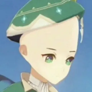 🧑‍🦲 Venti Genshin Impact Anime, Videogioco, Venti, Personaggio, Calvo telegram sticker
