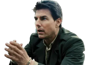 👐 Tom Cruise นักแสดง, คนดัง, ดาราภาพยนตร์, ภาพยนตร์, ผู้ชาย telegram sticker