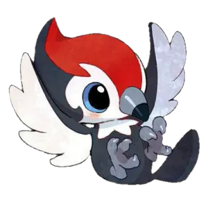 😊 Pikipek Pokemon cartoon, anime, bird, cute, pikipek, pokemon telegram sticker