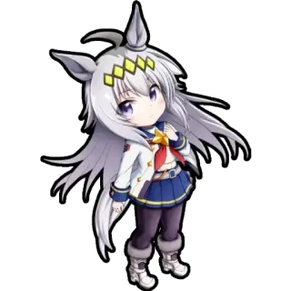 😍 Anime, Manga, Chibi, Personnage, Mignon, Kawaii, Fille, Uniforme Scolaire telegram sticker