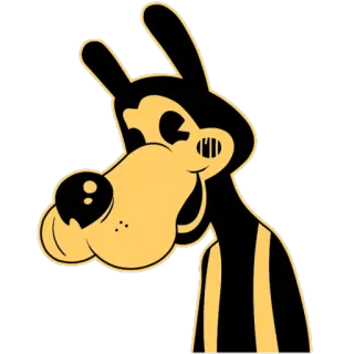 🐺 Boris the Wolf Bendy and the Ink Machine Desenho animado, Lobo, Cachorro, Personagem, Jogo telegram sticker