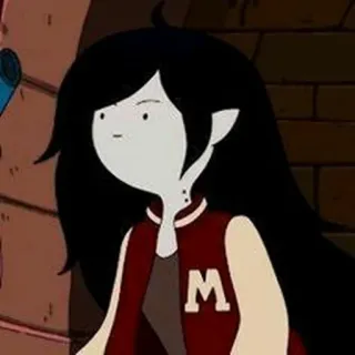 🖤 Marceline the Vampire Queen Adventure Time M Мультфильм, Вампир, Персонаж, Adventure Time, Марселин, Аниме, Анимация telegram sticker