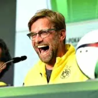 😂 Jurgen Klopp fútbol, entrenador, risa, deportes telegram sticker