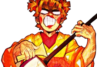 ❄️ Zenitsu Agatsuma Demon Slayer Zenitsu Agatsuma, Demon Slayer, anime, manga, character, fictional telegram sticker