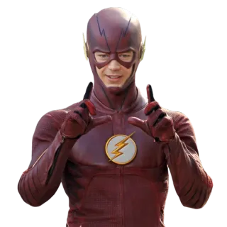 🙌 The Flash The Flash (TV series) super-héros, speedster, dc comics, série tv, super pouvoirs whatsapp sticker