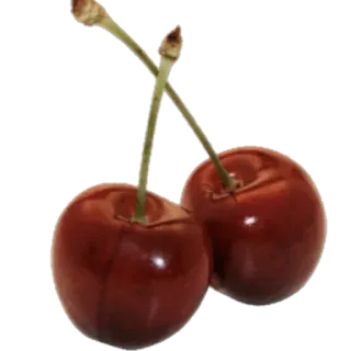 🍒 เชอร์รี่, ผลไม้, สีแดง, อาหาร, หวาน, สุขภาพดี telegram sticker