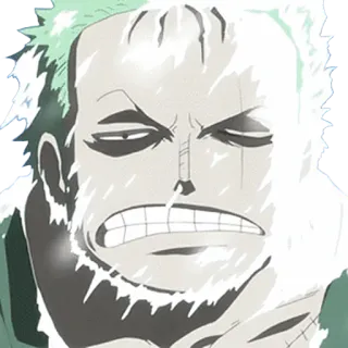 ☃ Roronoa Zoro One Piece Anime, One Piece, Roronoa Zoro, Zoro, Espadachín, Pirata, Manga, Personaje whatsapp sticker