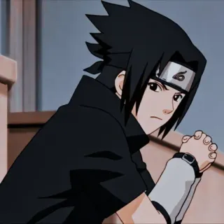 🀄️ Sasuke Naruto Аниме, Ниндзя, Саске, Манга, Учиха telegram sticker