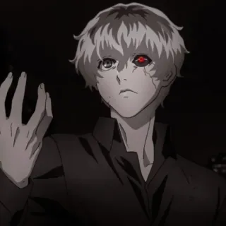 😈 Ken Kaneki Tokyo Ghoul Anime, Ghoul, Gewalt, Ken Kaneki, Tokyo Ghoul whatsapp sticker