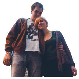 💕 ИНАЧЕ пара, нежный, неформальный, отношения telegram sticker