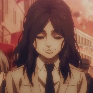 ❤️ Pieck Finger Attack on Titan アニメ, 進撃の巨人, ピーク・フィンガー, 進撃 telegram sticker
