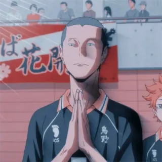 🗿 Sugawara Koushi Haikyuu!! Anime, Haikyuu, Sugawara Koushi, Karasuno, Bóng chuyền, Nhân vật telegram sticker