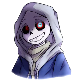 😁 Sans Undertale skeleton, game, videogame, undertale, monster telegram sticker