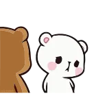 🥺 クマ, ステッカー, かわいい, マンガ, 動物 whatsapp sticker