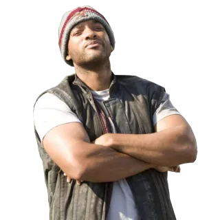 👺 Will Smith Schauspieler, Promi, Mann, Hut, Weste telegram sticker