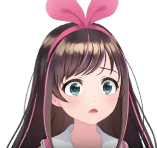 😱 Kizuna AI Anime, Youtuber Virtuale, Kizuna Ai, Vtuber, Cartone animato, Carino telegram sticker