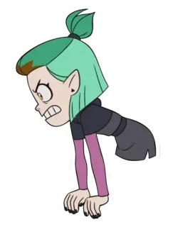 😠 Amity Blight The Owl House Hoạt hình, Tức giận, Phù thủy, Anime telegram sticker