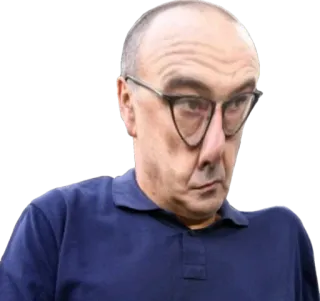 🤓 man, glasses, portrait, bald, person, headshot telegram sticker