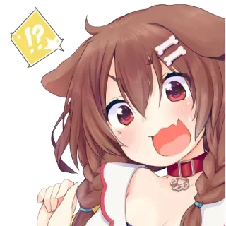 🦴 Inugami Korone Hololive Anime, Cane, VTuber, Hololive, Korone whatsapp sticker