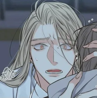 🧬 CAÍDO anime, pánico, miedo, desesperación telegram sticker