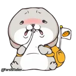 😭 triste, animale, carino, implorante, pane whatsapp sticker