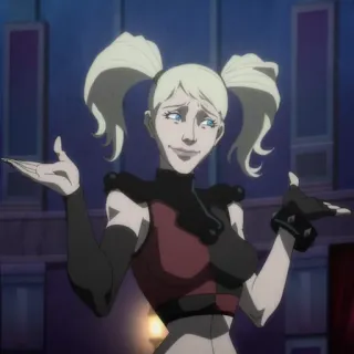 💉 Harley Quinn Harley Quinn, DC Comics, Personaggio dei cartoni animati, Personaggio femminile, Fumetto, Cattivo telegram sticker