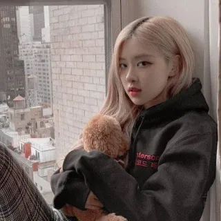 🌟 Rose kpop, chanteur, rose, blackpink, célébrité telegram sticker