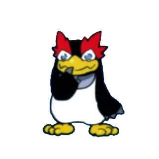 🔹 dibujo animado, pingüino, animal, personaje, pegatina telegram sticker