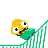 📈 adesivo, divertente, cartone animato, emoji, spaventato, montagne russe, divertimento, parco divertimenti telegram sticker