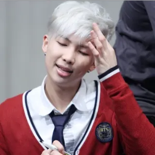 😪 RM BTS K-pop, นักร้อง, คนดัง, เพลง, สติกเกอร์แฟนคลับ telegram sticker