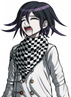 😴 Kokichi Oma Danganronpa V3: Killing Harmony anime, chorando, personagem, kokichi, danganronpa telegram sticker