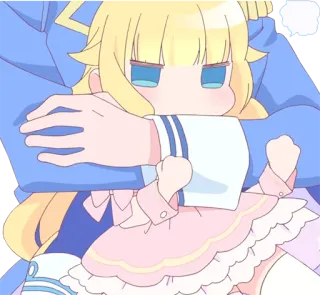 😤 anime, słodkie, kawaii, kreskówka telegram sticker