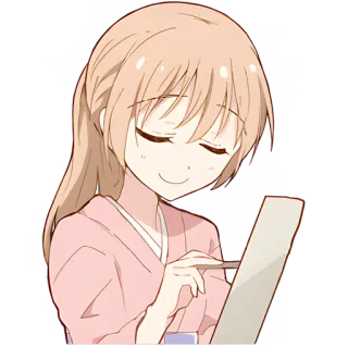 ✍️ 애니메이션 소녀, 그림, 미술, 만화, 일러스트 telegram sticker