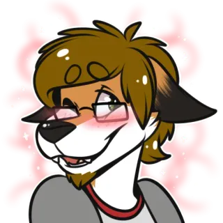 ☺️ Фурри, Антропоморфный, Мультфильм, Персонаж, Лиса telegram sticker