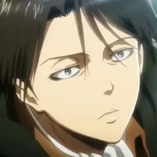 ⚔ Levi Ackerman Attack on Titan Anime, Karakter, Levi, Ackerman, Attack on Titan, Tentara telegram sticker