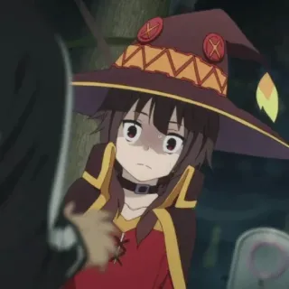 🍓 Megumin Konosuba Anime, Manga, Konosuba, Megumin, Magicien, Magie d'explosion, Kawaii, Isekai whatsapp sticker