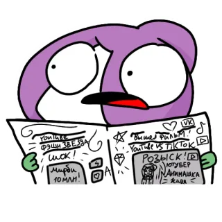 Мирби by @animashka_youtube telegram stickers