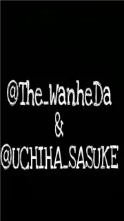👐 @The_wanheDa & @UCHIHA_SASUKE whatsapp sticker