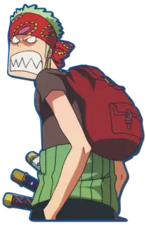 😑 Zoro One Piece anime, one piece, zoro, roronoa zoro, pirate, swordsman, manga telegram sticker