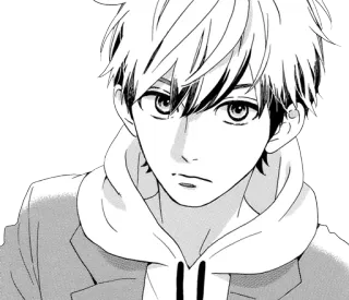😒 anime, manga, boy, portrait whatsapp sticker