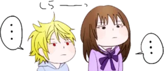 😐 し$~~ Anime, Manga, Hoạt hình, Nhân vật, Hộp thoại telegram sticker